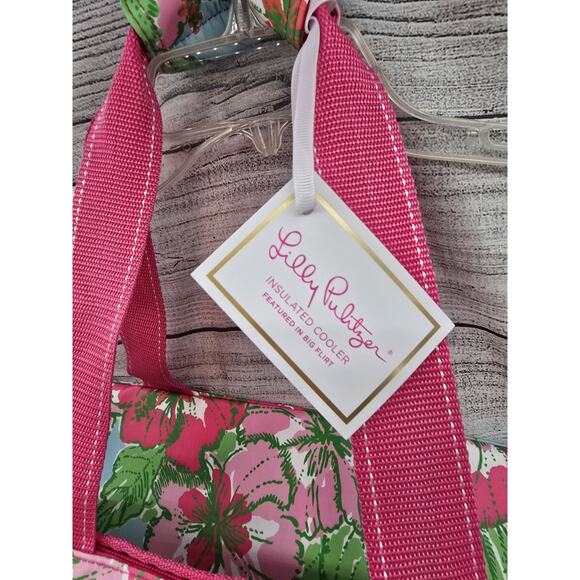 NEW Lilly Pulitzer Insulated Cooler Bag In Big Flirt - Picture 5 of 13